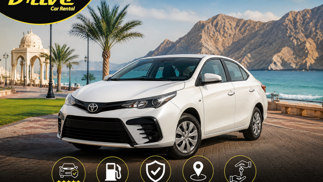 Toyota yaris for rent in salalah